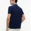 Polo de cuello jacquard de corte regular