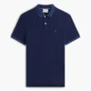 Polo de cuello jacquard de corte regular