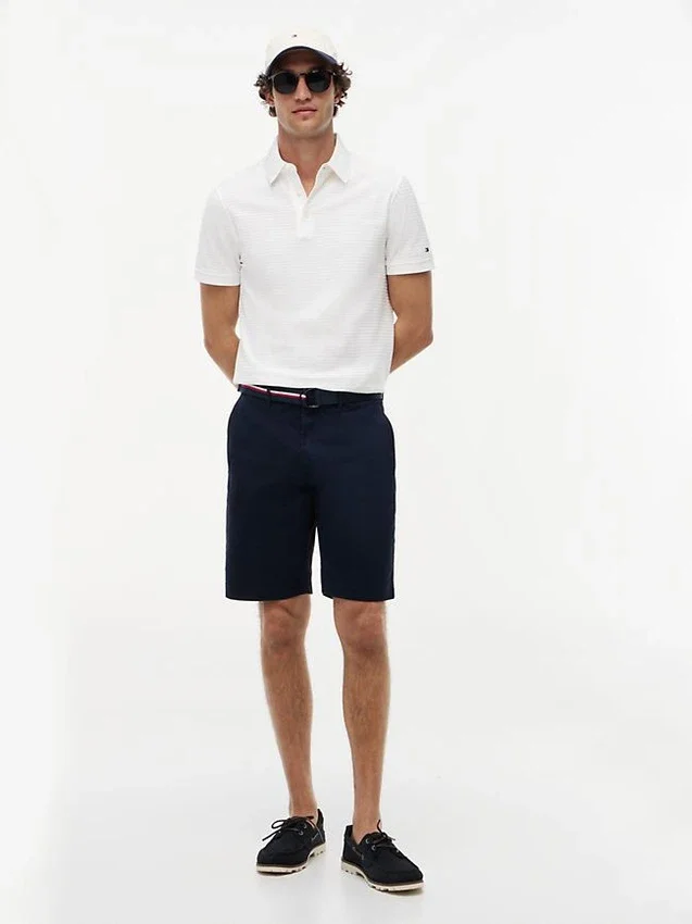 Polo de jacquard de corte regular de New York Label Polo de jacquard de corte regular de New York Label