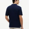 Polo de jacquard texturado de corte clásico Polo de jacquard texturado de corte clásico
