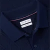 Polo de jacquard texturado de corte clásico Polo de jacquard texturado de corte clásico