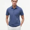 Polo de jersey con bolsillo y corte regular Polo de jersey con bolsillo y corte regular