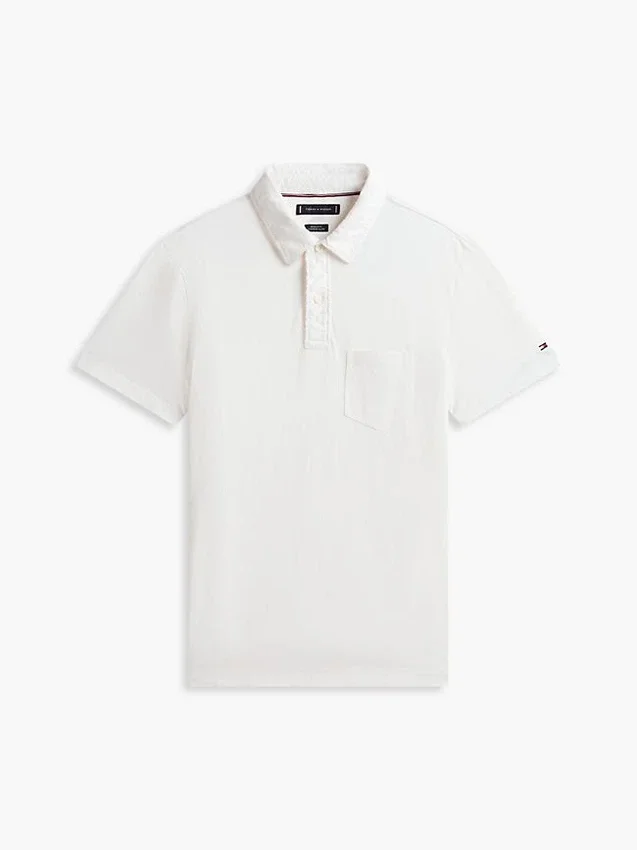 Polo de jersey con bolsillo y corte regular Polo de jersey con bolsillo y corte regular