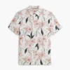 Polo de jersey con estampado floral de corte regular Polo de jersey con estampado floral de corte regular
