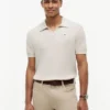 Polo de manga corta con ribetes