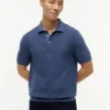 Polo de manga corta con tejido de gofre Polo de manga corta con tejido de gofre