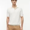 Polo de manga corta con tejido de gofre Polo de manga corta con tejido de gofre