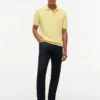 Polo de manga corta con tejido de gofre Polo de manga corta con tejido de gofre
