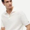 Polo de manga corta con tejido de gofre Polo de manga corta con tejido de gofre