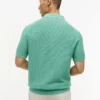 Polo de manga corta con tejido de gofre Polo de manga corta con tejido de gofre