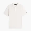 Polo de manga corta con tejido de gofre Polo de manga corta con tejido de gofre