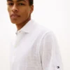 Polo de mezcla de algodón y lino de New York Label