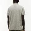 Polo de Oxford texturizado con acabado slub de corte regular Polo de Oxford texturizado con acabado slub de corte regular