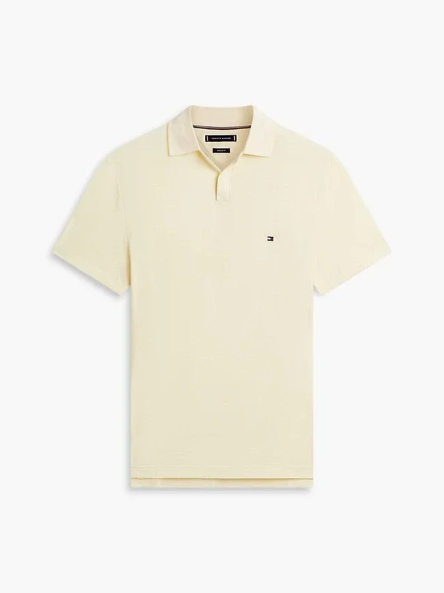 Polo de Oxford texturizado con acabado slub de corte regular Polo de Oxford texturizado con acabado slub de corte regular