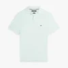 Polo de Oxford texturizado con acabado slub de corte regular Polo de Oxford texturizado con acabado slub de corte regular