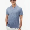 Polo de Oxford texturizado con efecto slub de corte regular Polo de Oxford texturizado con efecto slub de corte regular