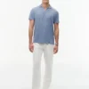 Polo de Oxford texturizado con efecto slub de corte regular Polo de Oxford texturizado con efecto slub de corte regular
