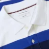 Polo de piqué a rayas de corte regular
