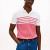 Polo de piqué con bloques de color y corte regular