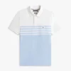 Polo de piqué con bloques de color y corte regular