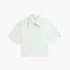 Polo de piqué con monograma en letra cursiva y corte holgado