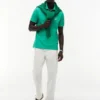 Polo de piqué con monograma en letra cursiva y corte regular