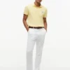 Polo de piqué con monograma en letra cursiva y corte regular
