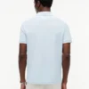 Polo de piqué con monograma en letra cursiva y corte regular