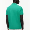 Polo de piqué con monograma en letra cursiva y corte regular