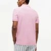 Polo de piqué con monograma en letra cursiva y corte regular
