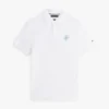 Polo de piqué con monograma en letra cursiva y corte regular