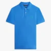 Polo de piqué con monograma en letra cursiva y corte regular