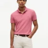 Polo de piqué elástico de corte ajustado