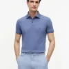 Polo de piqué elástico de corte ajustado