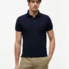 Polo de piqué elástico de corte ajustado