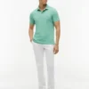Polo de piqué elástico de corte ajustado