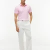 Polo de piqué elástico de corte ajustado