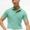 Polo de piqué elástico de corte ajustado