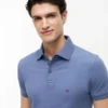 Polo de piqué elástico de corte ajustado