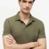 Polo de piqué elástico de corte ajustado
