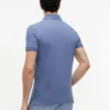 Polo de piqué elástico de corte ajustado