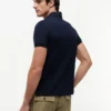 Polo de piqué elástico de corte ajustado