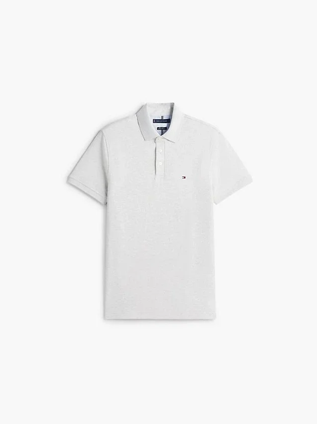 Polo de piqué elástico de corte ajustado Polo de piqué elástico de corte ajustado