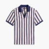 Polo de punto a rayas de corte regular