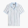 Polo de punto a rayas de corte regular