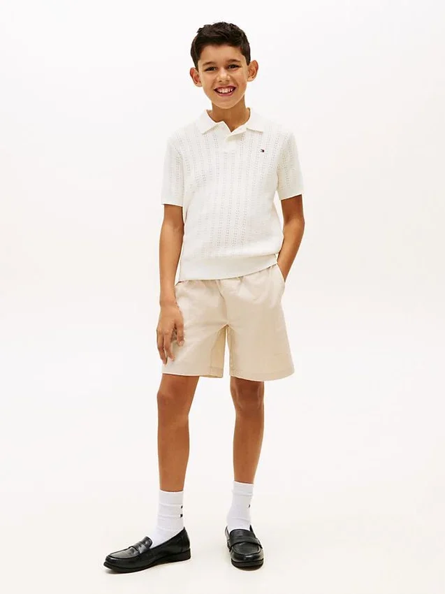 Polo de punto abierto para niño Polo de punto abierto para niño