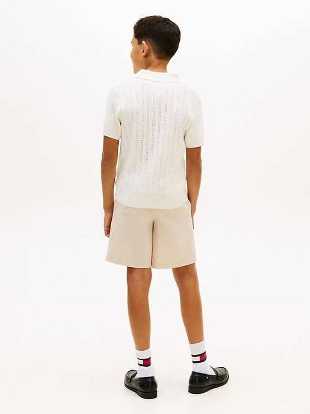 Polo de punto abierto para niño Polo de punto abierto para niño
