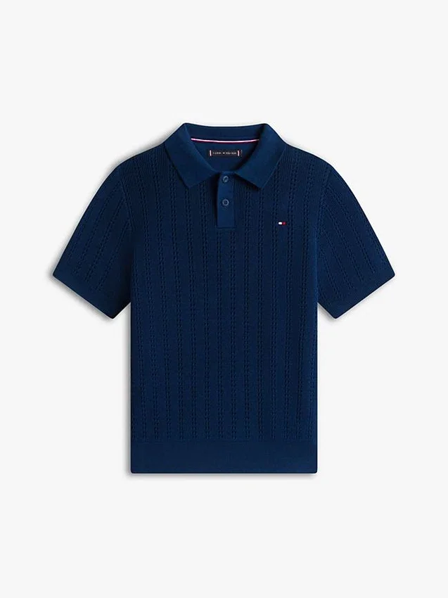 Polo de punto abierto para niño Polo de punto abierto para niño