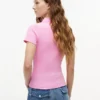 Polo de punto acanalado de corte ajustado de Tommy Jeans