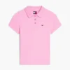 Polo de punto acanalado de corte ajustado de Tommy Jeans